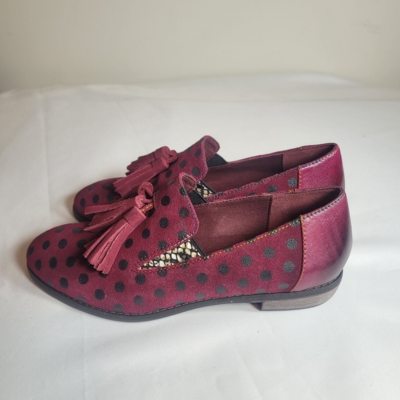 Sold L'Artiste Klasik Spring Step Maroon Tassle sz EU39 - Picture 3 of 9